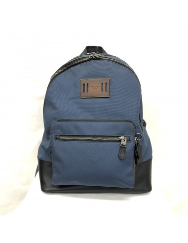 COACH Coach Rucksack F27609 Denim Blue Backpack Daypack Cordura Nylon Leather Mens Womens Faites des économies