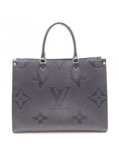 Louis Vuitton Amplant On The Go MM Womens Mens Handbag M45595 Monogram Noir brillant des détails fins