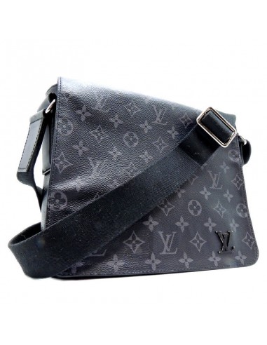 Louis Vuitton Eclipse Destrict PM NM Mens Shoulder Bag M44000 Monogram Black vous aussi creer 