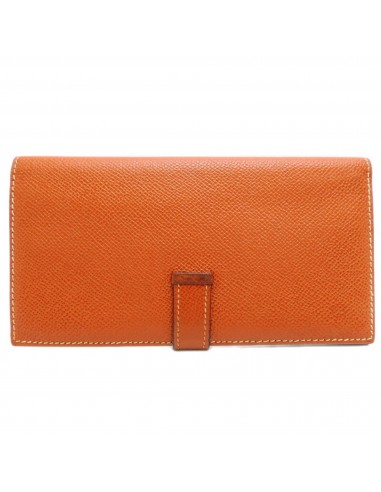 Hermes Bearn Classic Women's Men's Wallet Vaux Epson Brown Par le système avancé 