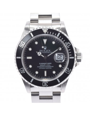 ROLEX Rolex Submariner 16610 Men's SS Watch Automatic Black Dial Voir les baskets