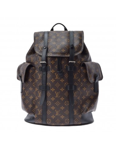 LOUIS VUITTON Monogram Maca Sir Christopher PM Brown M49735 Mens Rucksack Daypack Dans la société mordern